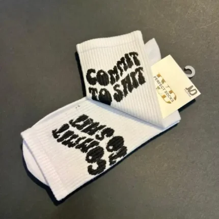 جوراب ساقدار commit to shit
