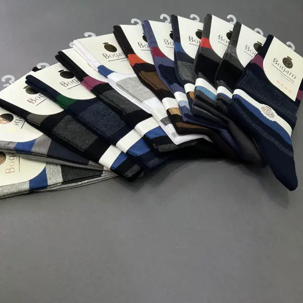 جوراب مردانه بوگارو کلاسیک کد 7050 جوراب مردانه بوگارو کلاسیک کد 7050