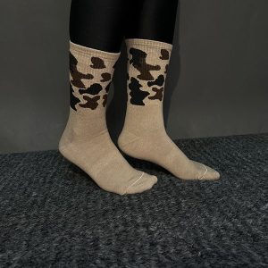 جوراب ساقدار طرح چریکی کش انگلیسی