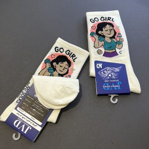 جوراب زنانه فانتزی طرح go girl